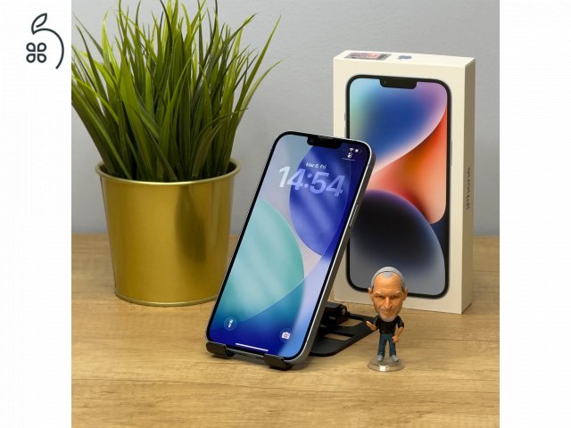MacSzerez.com - iPhone 14 Plus / 128GB / Kék szín / Gyári Új akkumulátor! / Garancia! 