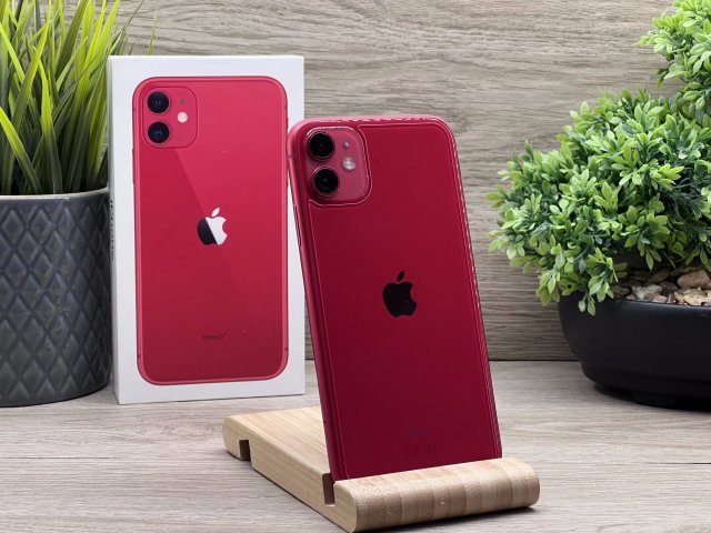Hibátlan iPhone 11 Red 128GB 2 ÉV Garanciával 100%