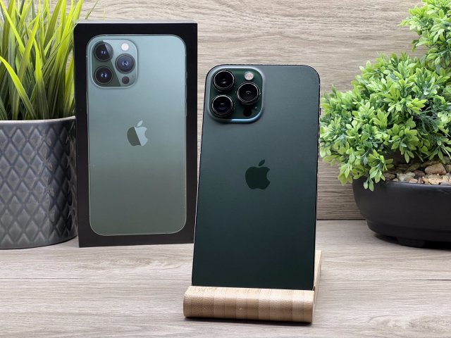iPhone 13 Pro Max Alpine Green 128GB 2 ÉV Garanciával 100%
