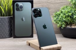 iPhone 13 Pro Max Alpine Green 128GB 2 ÉV Garanciával 100%