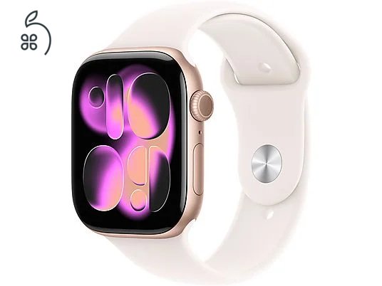 Watch S11 42mm rozéarany - lágy rózsaszín sportszíj - Csak 1db! 