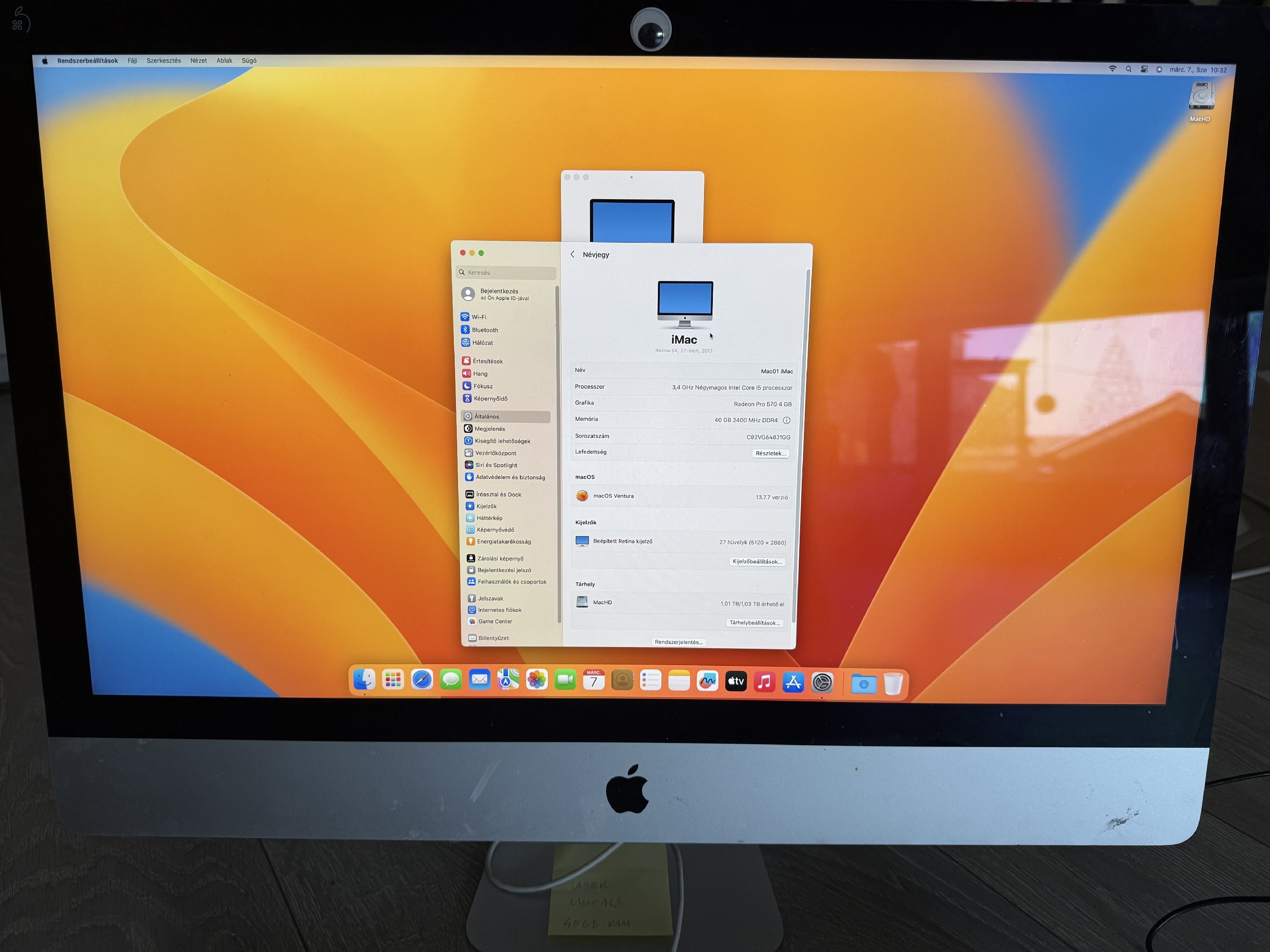 2017 iMac 27