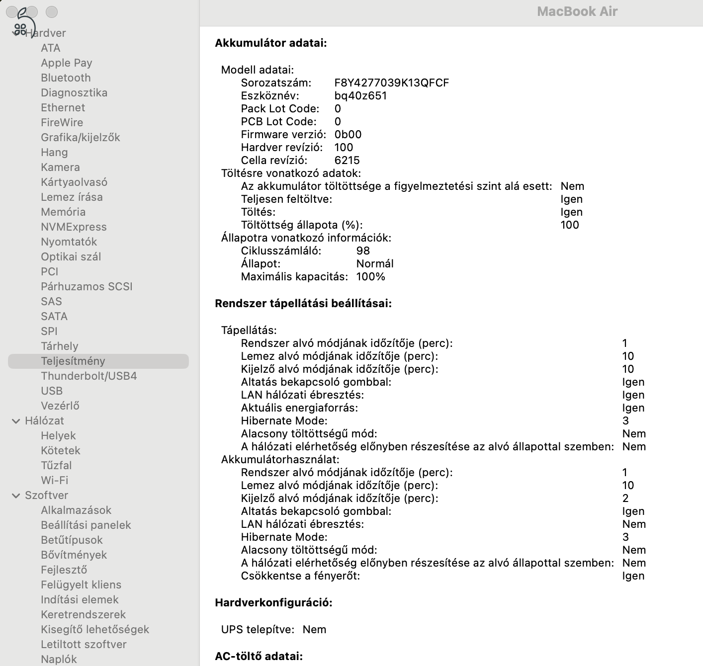 MacBook Air M3 - 2027.10.03 -ig garanciális , 100% -os aksival eladó.