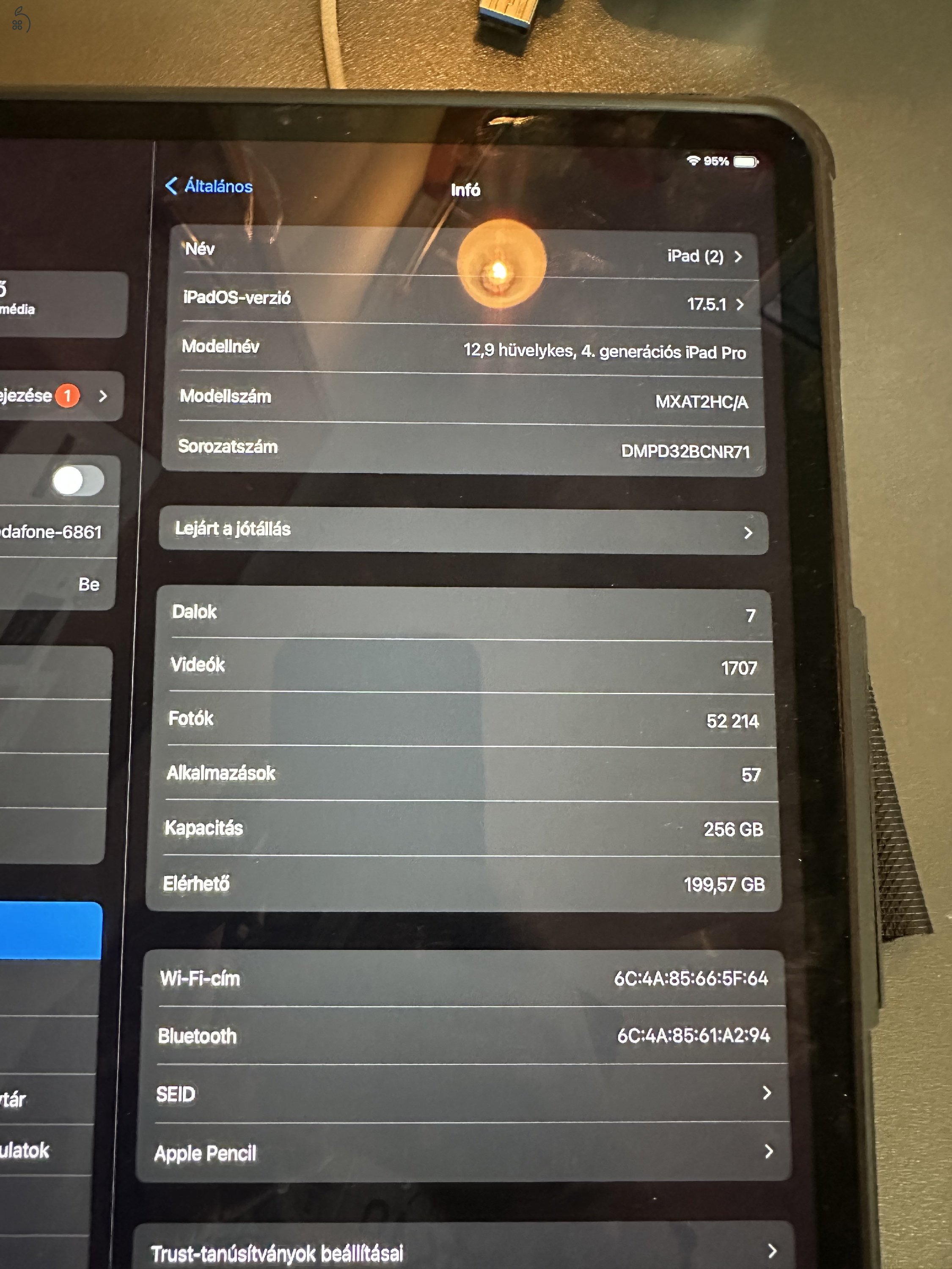 Ipad Pro 4. gen. wifi 12.9
