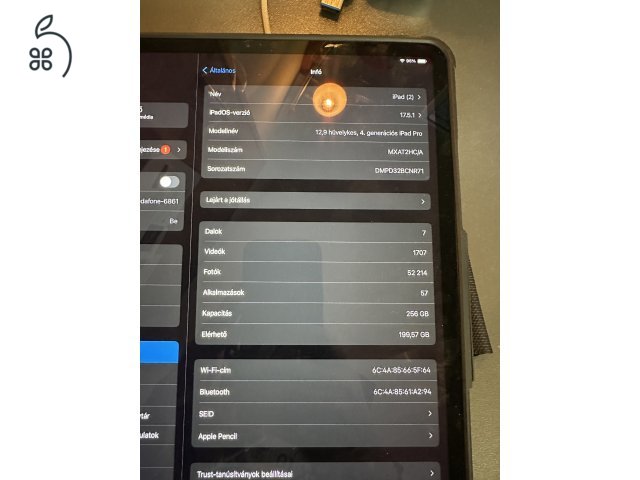 Ipad Pro 4. gen. wifi 12.9