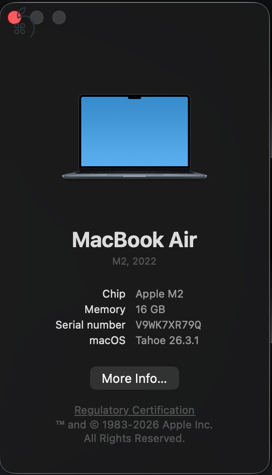 Apple MacBook Air M2 – 16GB RAM / 256GB SSD – garanciával