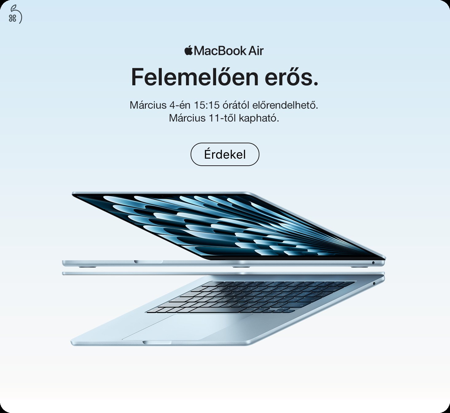 Előrendelés - 2026 MacBook Air retina M5 Chip - Bontatlan - 1 ÉV Apple Gyári garancia