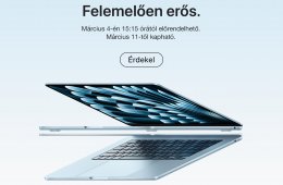 Előrendelés - 2026 MacBook Air retina M5 Chip - Bontatlan - 1 ÉV Apple Gyári garancia
