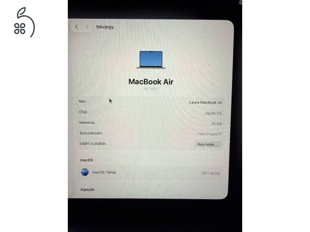 Apple Macbook Air M2 2022