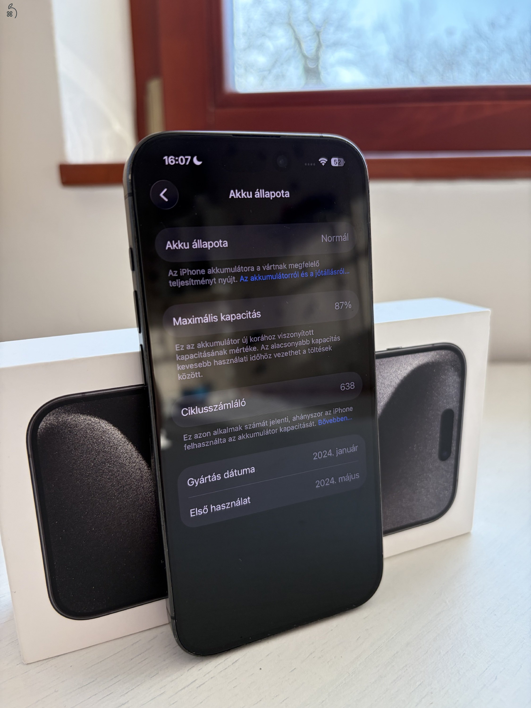 Iphone 15 Pro 128GB Graphite