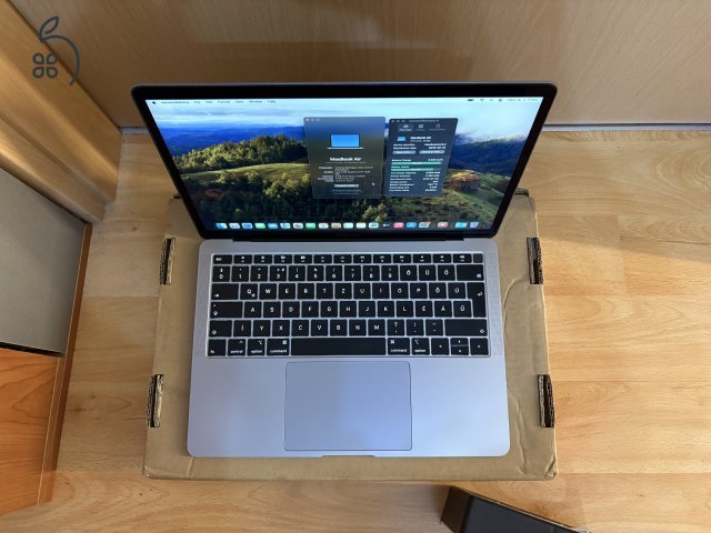 2019 Retina MacBook Air 13 / i5 1.6GHz / 8GB / 128GB SSD / Magyar / Space Gray / 84% Aksival Eladó ! ! !