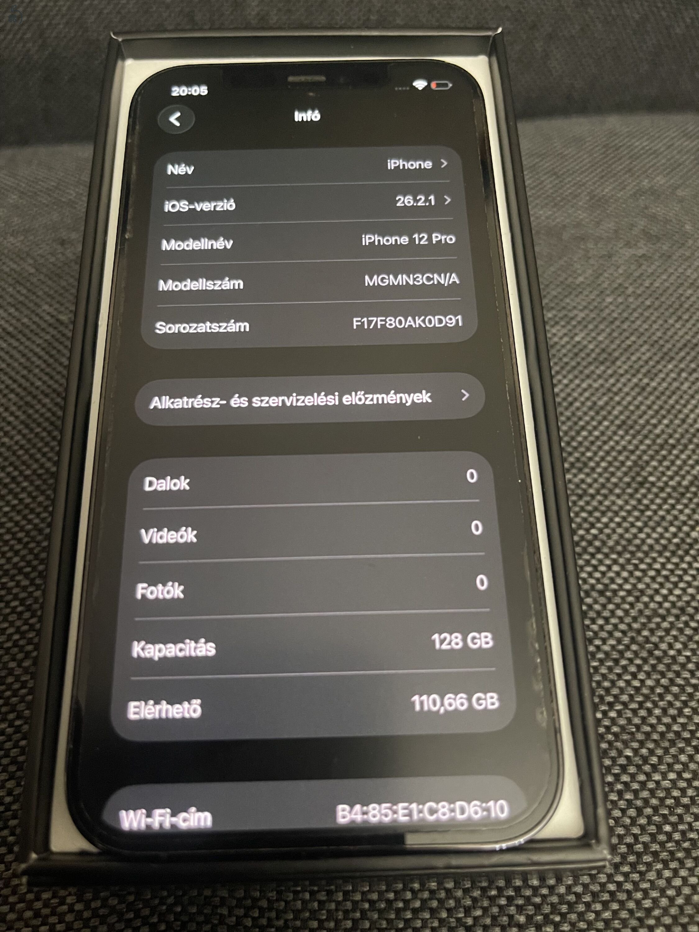 Apple iPhone 12 Pro 128 GB Pacific Blue független