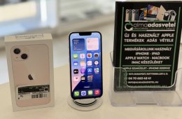 iPhone 13 128GB Független Megkímélt/1-3 hónap gar./Akku 85%/p4786