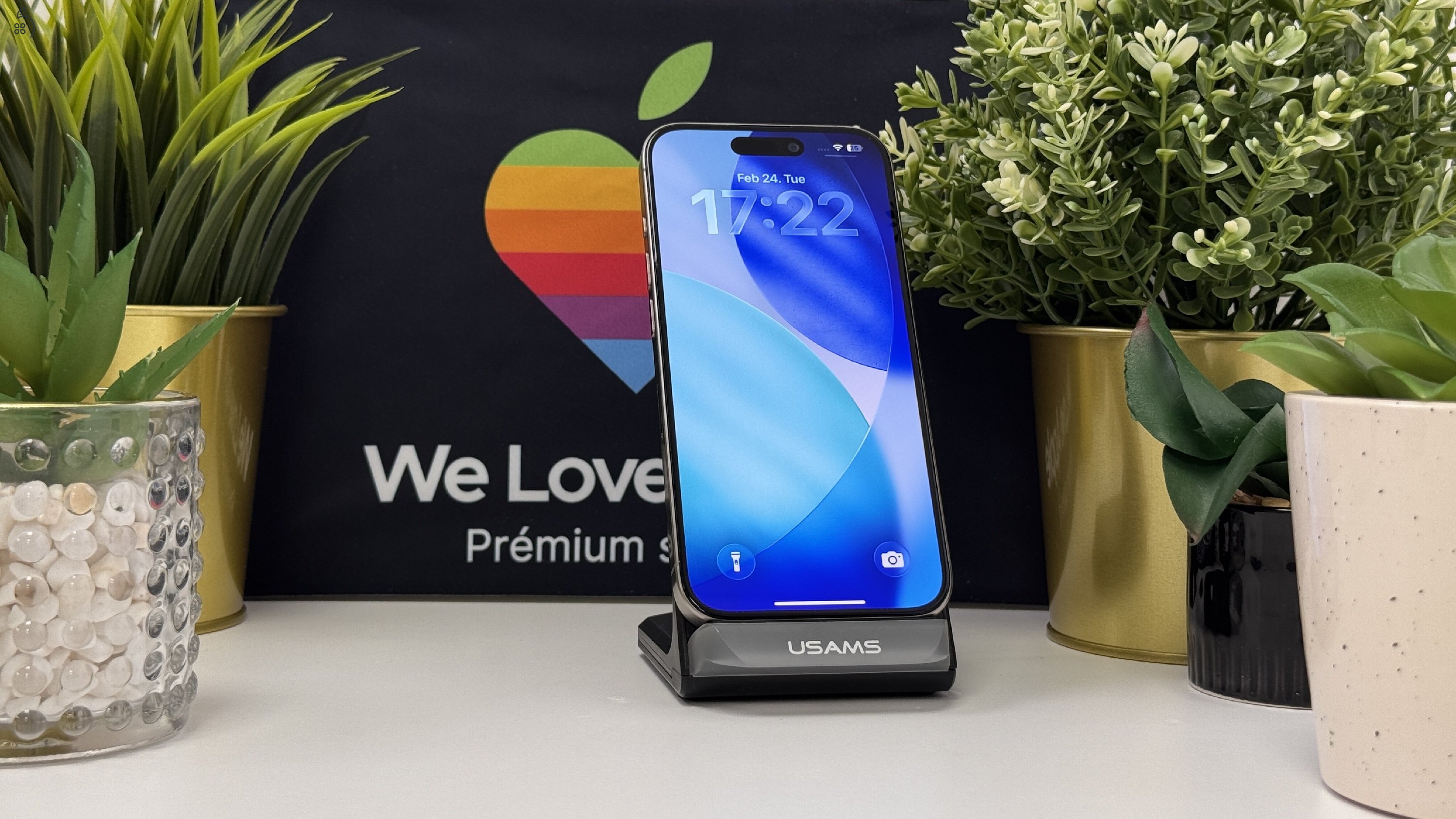 iPhone 15 Pro 128GB Natúr Titán, Független - 1ÉV Garancia, Számla