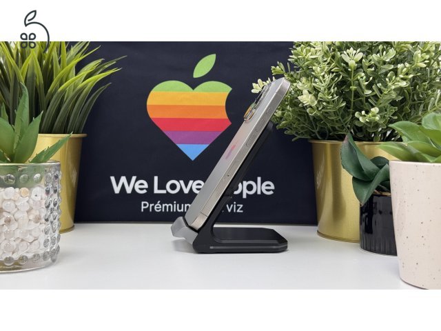 iPhone 15 Pro 128GB Natúr Titán, Független - 1ÉV Garancia, Számla