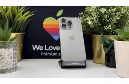 iPhone 15 Pro 128GB Natúr Titán, Független - 1ÉV Garancia, Számla