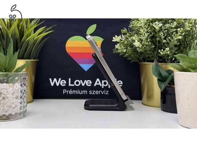 iPhone 15 Pro 128GB Natúr Titán, Független - 1ÉV Garancia, Számla