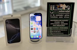 iPhone 16 Pro 128GB Független Újszerű/2027.09.24 Gar./Akku 90%/p4788