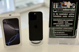 iPhone 16 Pro 128GB Független Újszerű/2027.09.24 Gar./Akku 90%/p4788