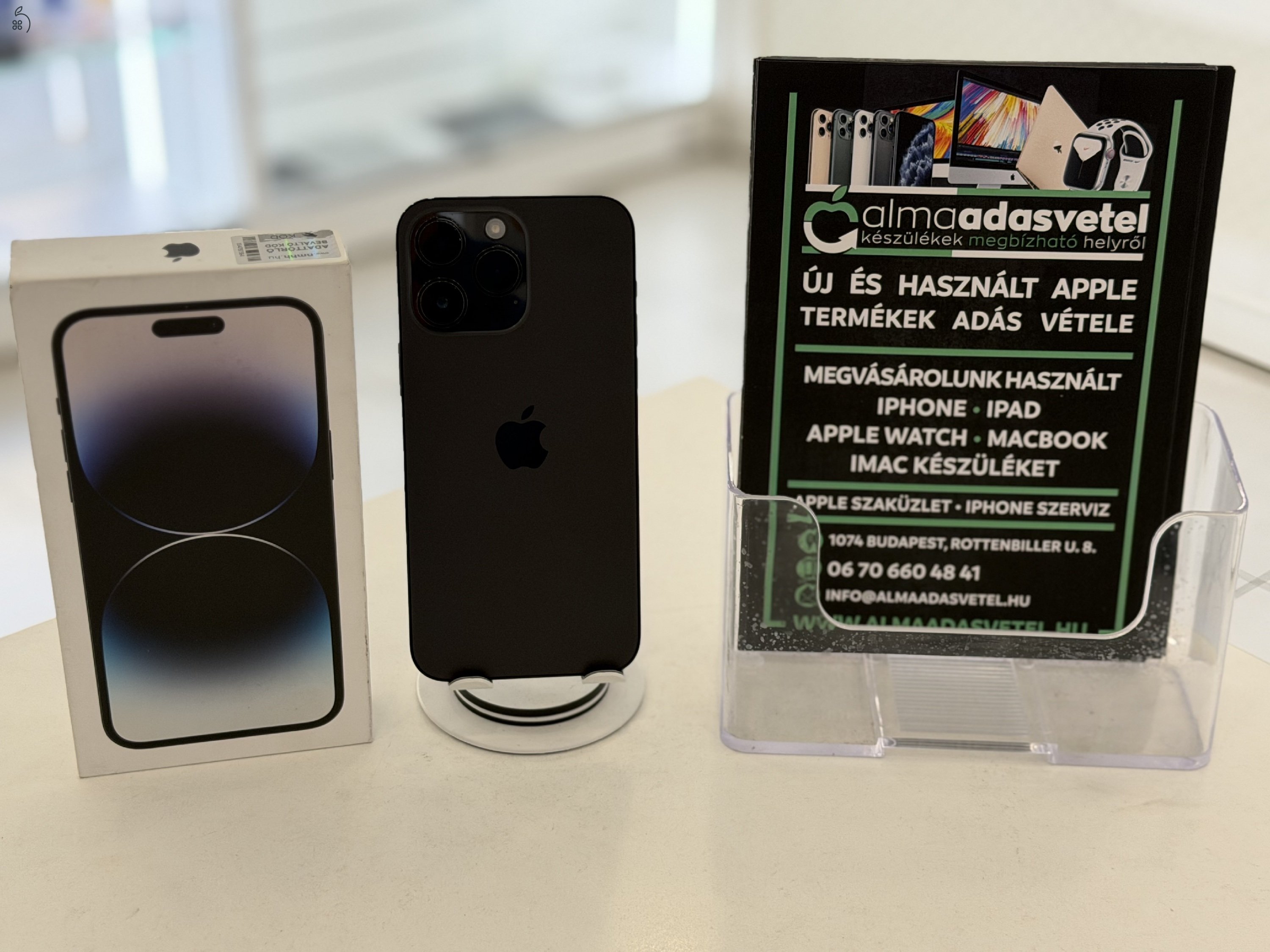 iPhone 14 Pro Max 256GB Független Használt/1-3 hónap gar./Akku 84%/p4789