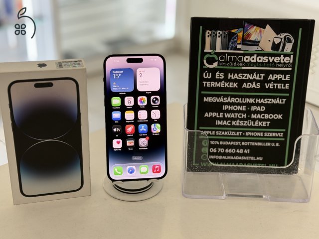 iPhone 14 Pro Max 256GB Független Használt/1-3 hónap gar./Akku 84%/p4789