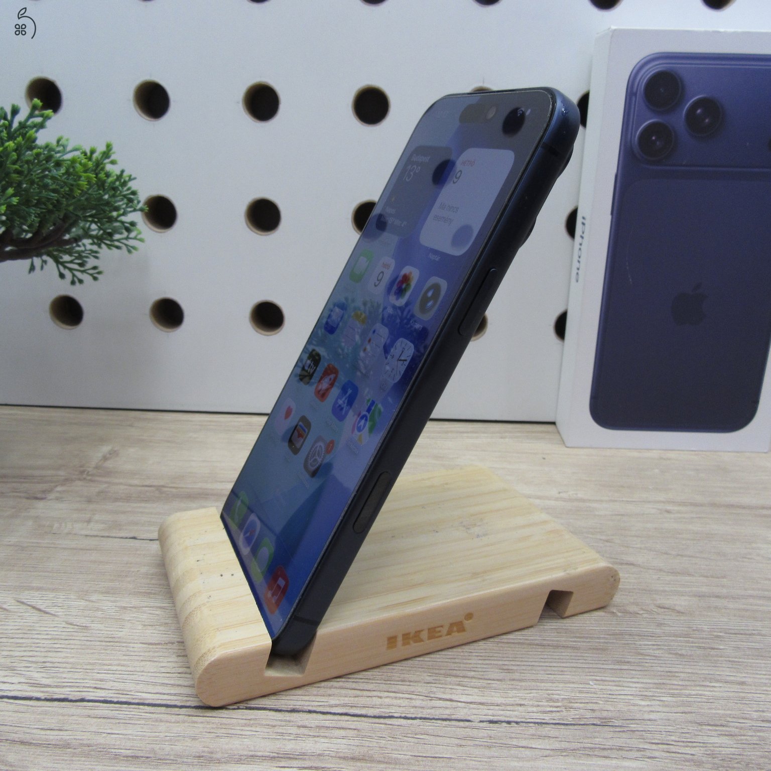 Apple iPhone 17 Pro Max Deep Blue 256GB használt újszerű – 100% akku (36 ciklus) – garancia 2029.01.03.-ig