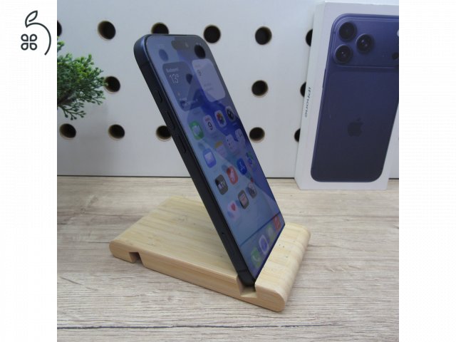 Apple iPhone 17 Pro Max Deep Blue 256GB használt újszerű – 100% akku (36 ciklus) – garancia 2029.01.03.-ig