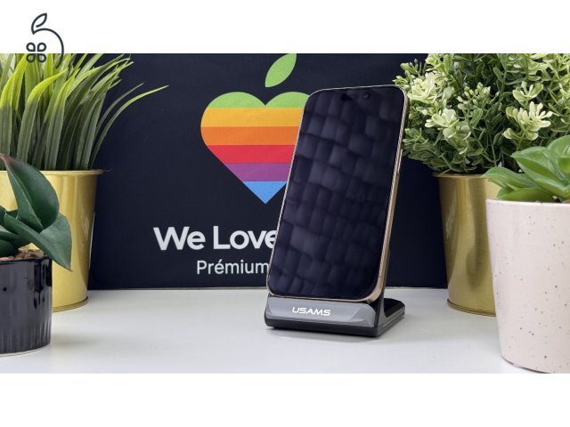 HIBÁTLAN iPhone 16 Pro, 128GB Sivatagi Titán, Független - 1ÉV Garancia