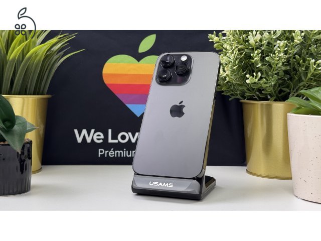 iPhone 14 Pro 128GB Fekete, Független - 1ÉV Garancia, Számla