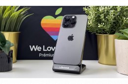 iPhone 14 Pro 128GB Fekete, Független - 1ÉV Garancia, Számla