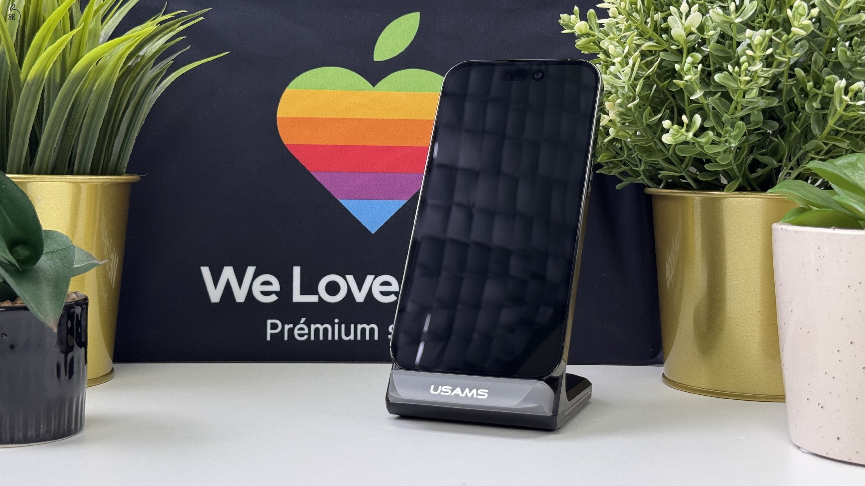 iPhone 14 Pro 128GB Fekete, Független - 1ÉV Garancia, Számla