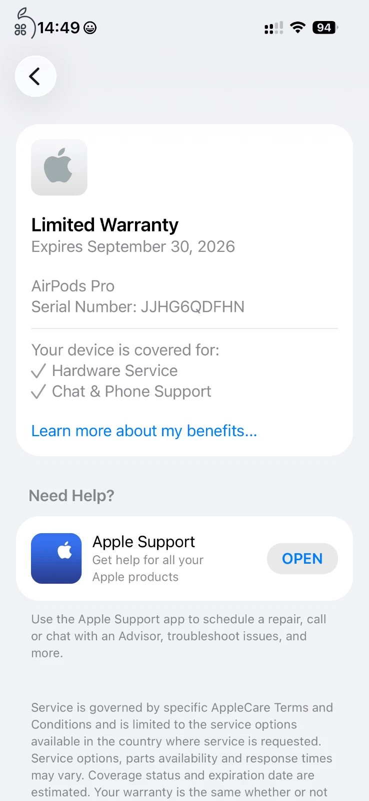 Airpods pro 2 garanciás