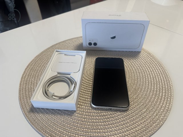 Apple iPhone 11 128Gb Fehér Független Új Akkuval!