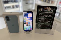 iPhone 16 Plus 128GB Független Újszerű/2026.11.30.Apple Gar./Akku 100%/p4790