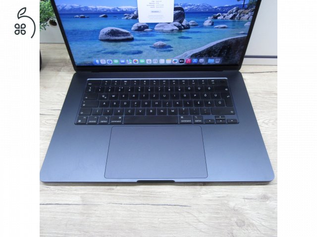 Apple MacBook Air 15 (2024) – M3 / 8GB / 250GB SSD – használt, karcmentes - 6 hónap garancia