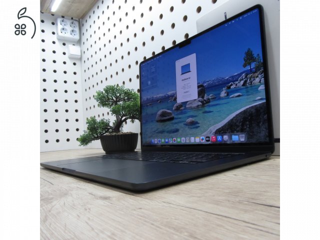 Apple MacBook Air 15 (2024) – M3 / 8GB / 250GB SSD – használt, karcmentes - 6 hónap garancia