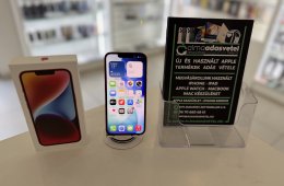 iPhone 14 128GB Független Újszerű/1-3 hónap gar./Akku 87%/p4791