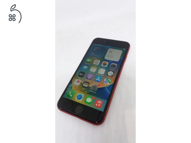 ELADÓ: APPLE iPhone SE 2022 (iPhone SE 3. gen) - 100% - 64GB - 1év gari - Product RED színben ! ! !