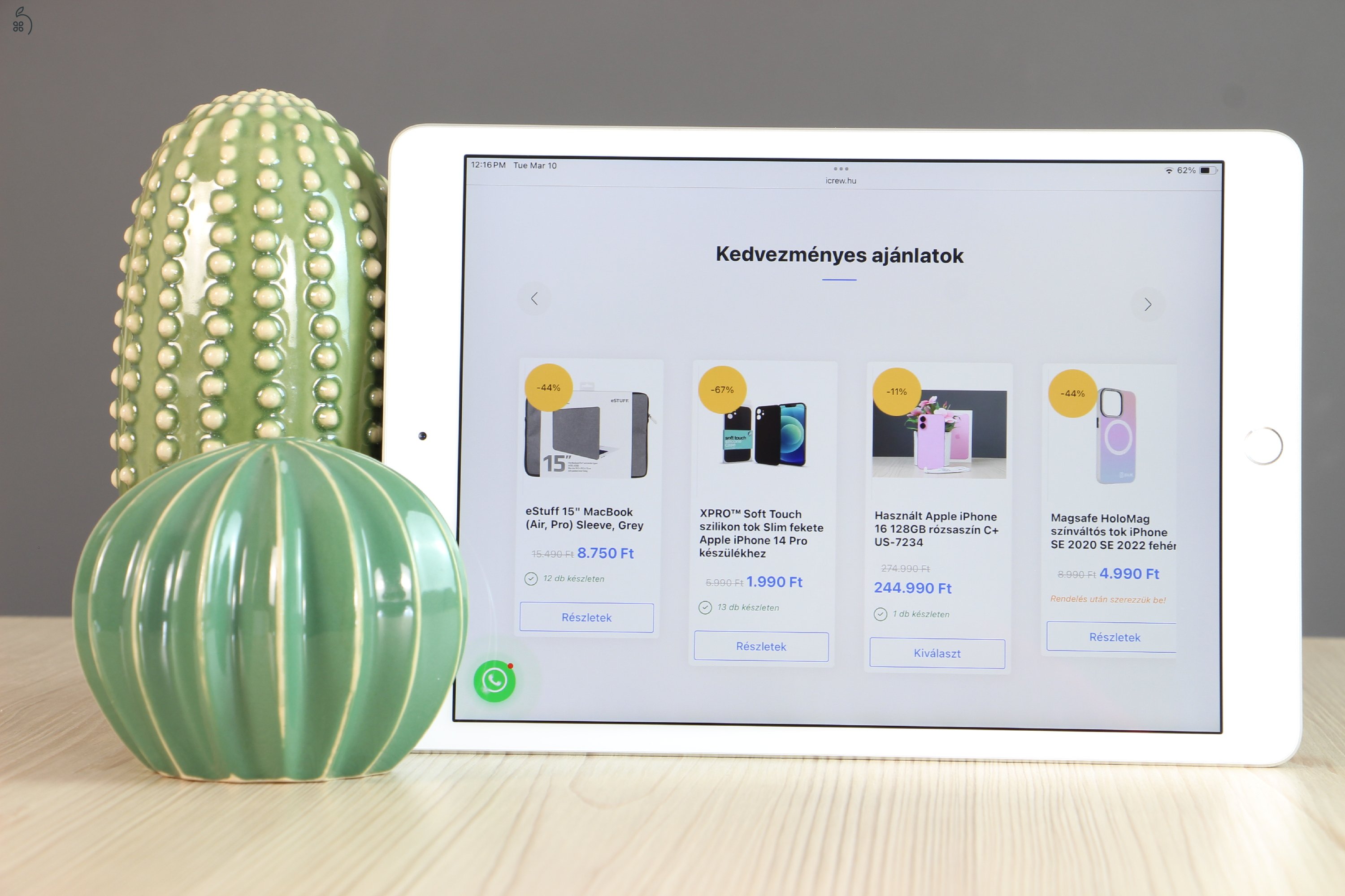 Apple iPad 7 128GB Wifi ezüst A US-7813