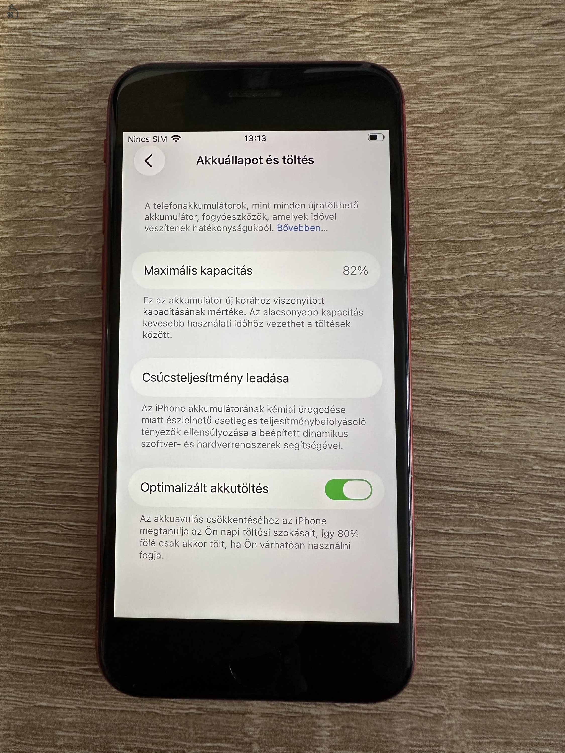 iPhone SE3 (2022) RED 64GB