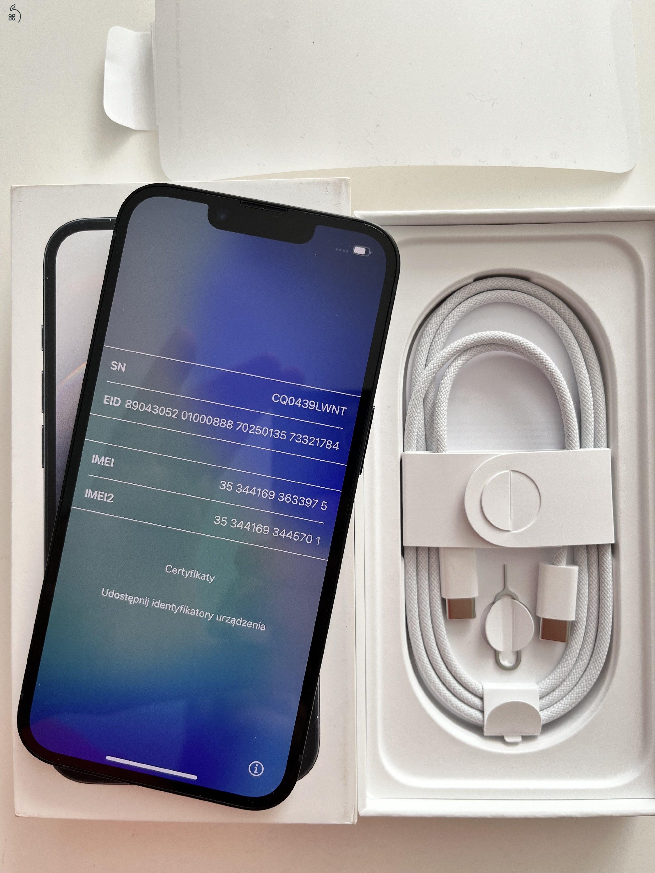 iPhone 16e 128GB Új! Aktiválatlan! 