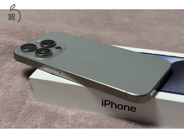 iPhone 15 Pro 128GB - AKKU 86% - Jótállás 2026.11.-hóig, kártyafüggetlen, hibátlan állapotban