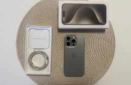 Apple iphone 15 Pro 128Gb Natúr Tit. Független készülék
