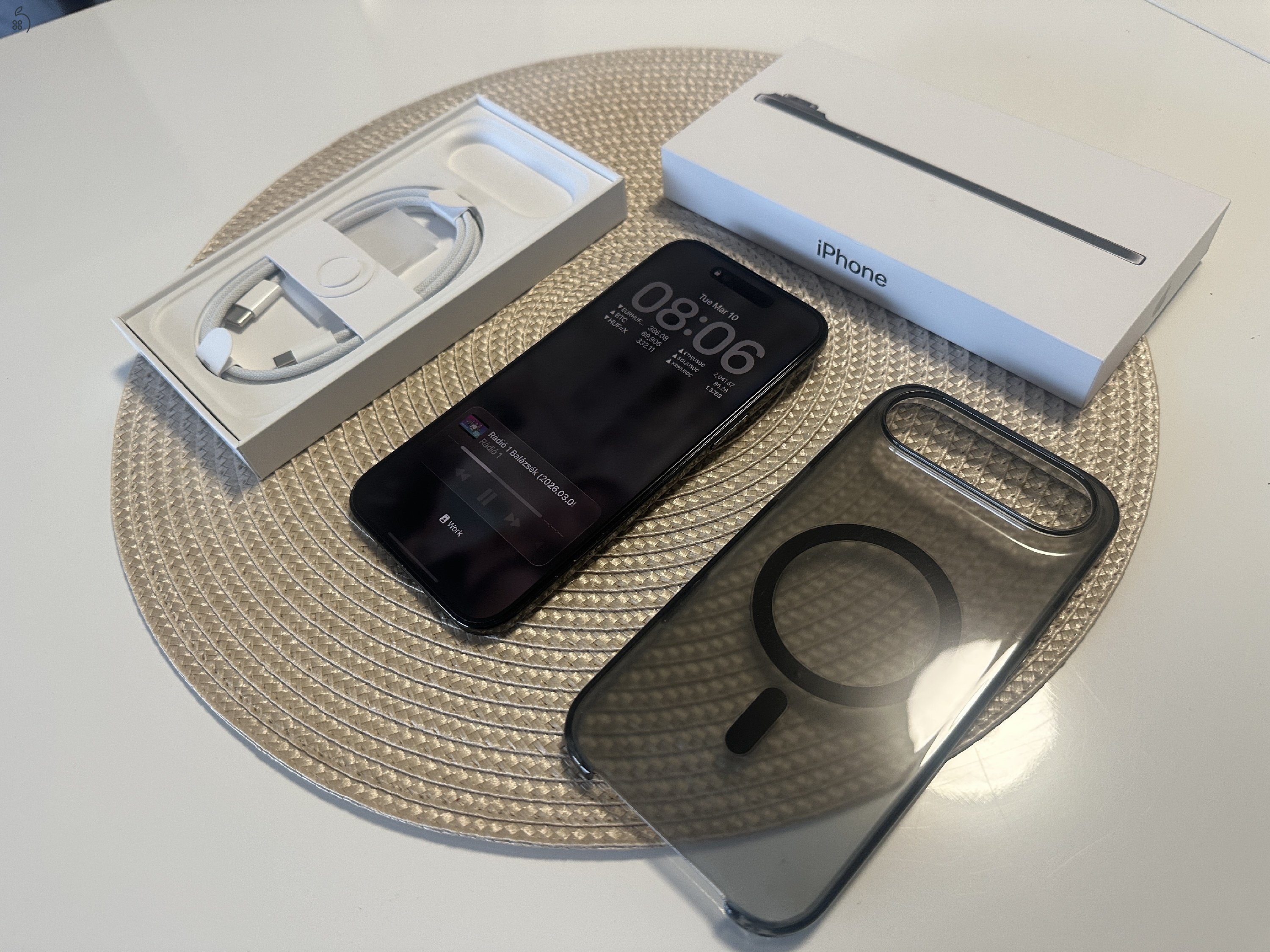 Apple iPhone Air 256Gb fekete Független készülék