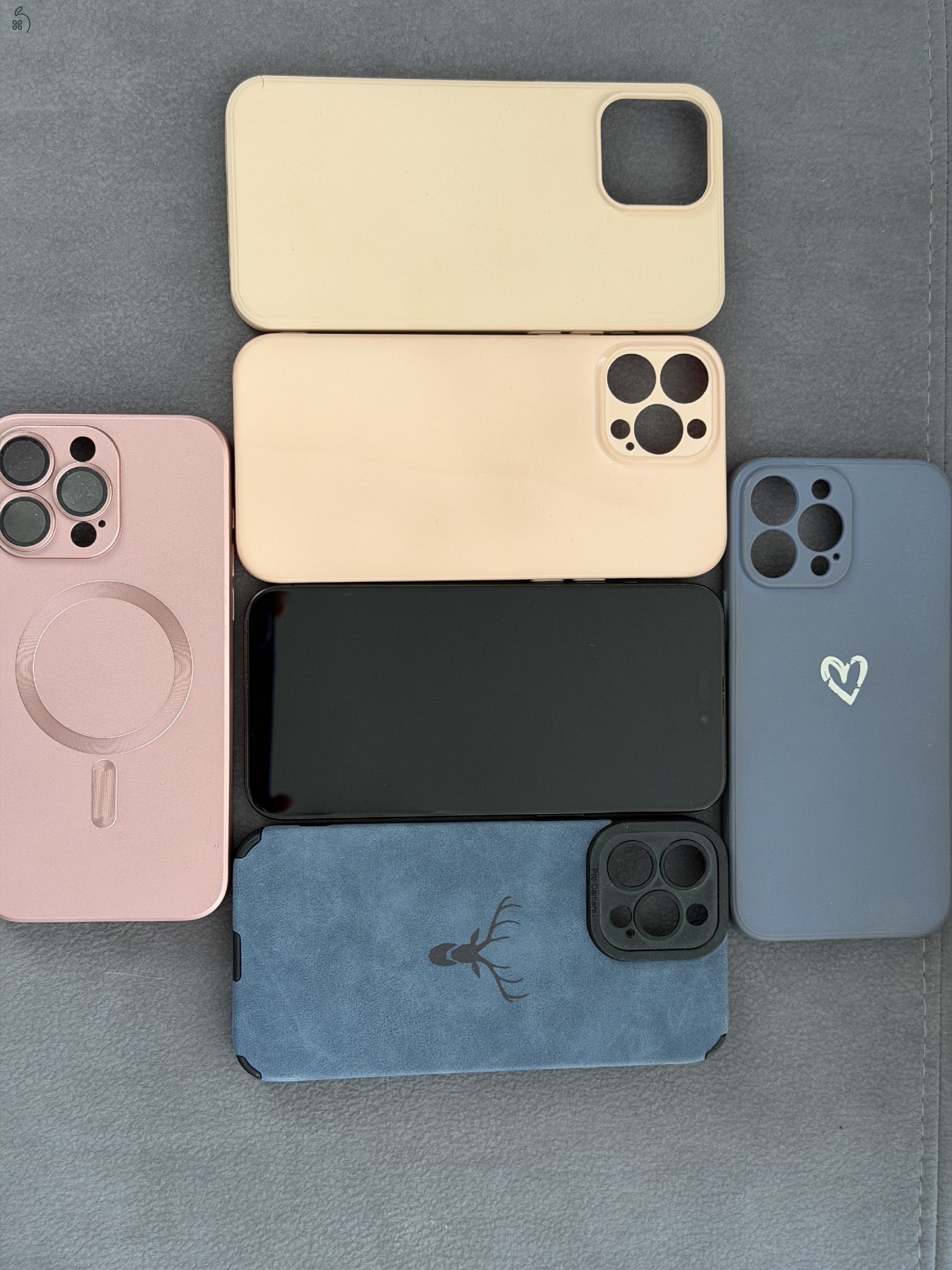 iphone 15 pro max 256 - független, fekete.