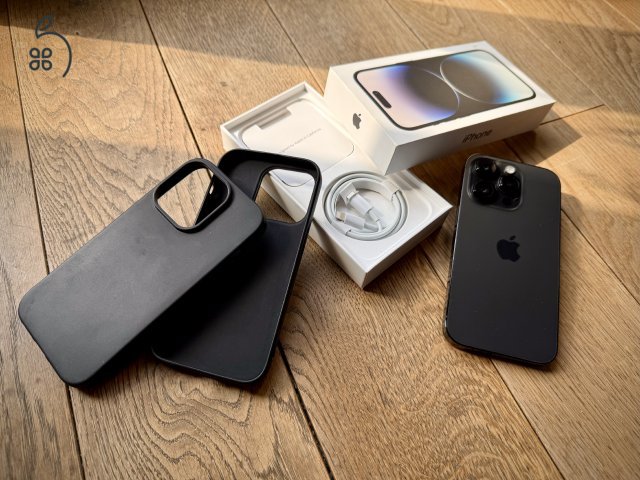 IPHONE 14 Pro - fekete, 128GB - kiváló állapot!