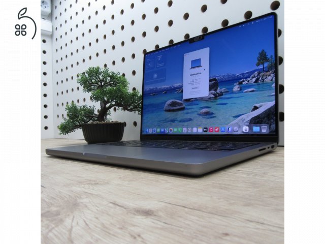 Apple MacBook Pro 14 (2021) – M1 Pro / 16GB / 500GB SSD – használt, karcmentes – 85% akku (353 ciklus)