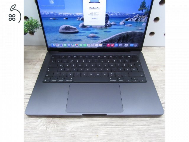 Apple MacBook Pro 14 (2023) – M3 Pro / 18GB / 512GB SSD – használt, karcmentes – 91% akku (217 ciklus)