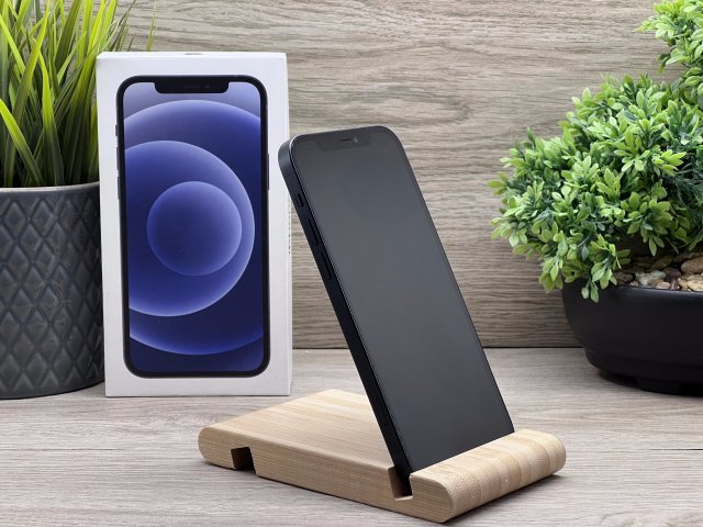 iPhone 12 Black 64GB 2 ÉV Garanciával 90%