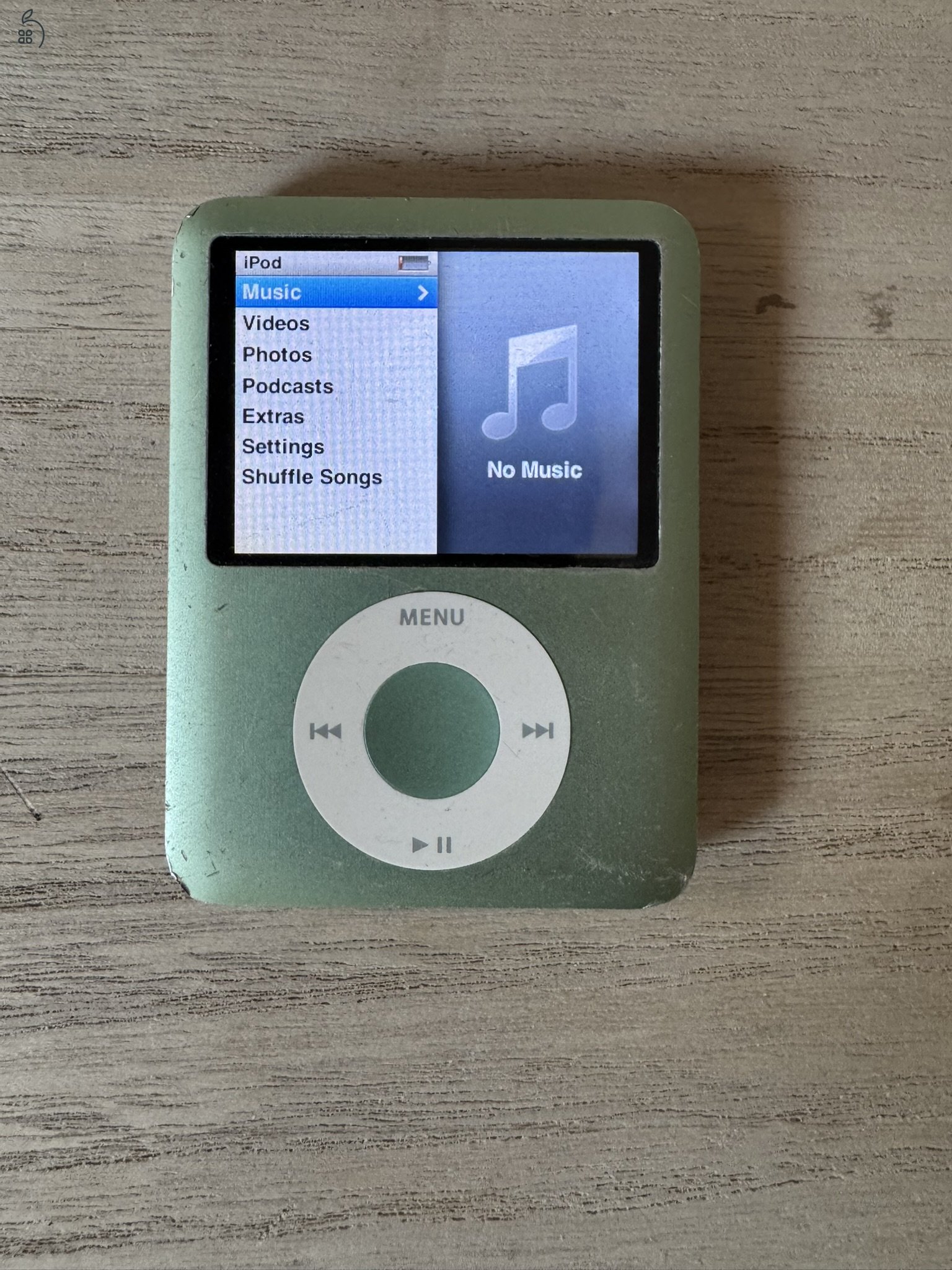 Apple iPod Nano 3. gen (8GB) - Zöld - Működőképes!